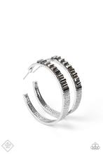 Paparazzi Accessories-More To Love Silver Hematite Earrings