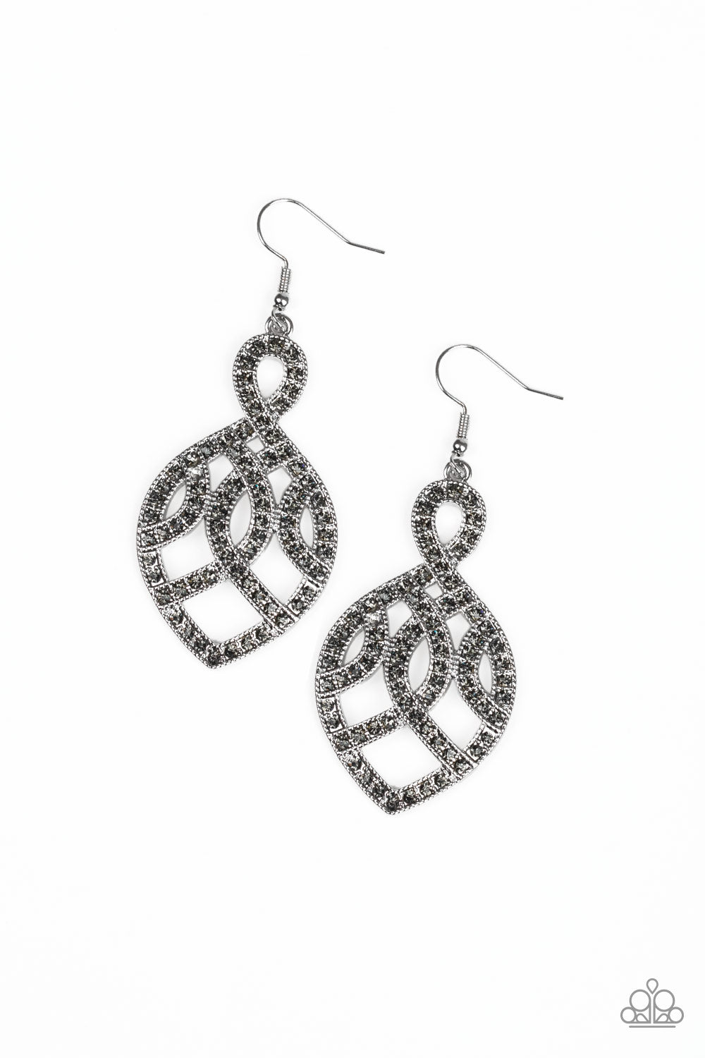 Paparazzi Accessories-A Grand Statement Silver Earrings