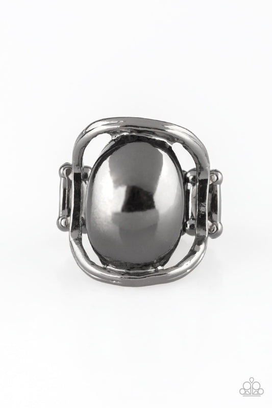 Paparazzi Accessories-All Shine, All The Time Black Ring