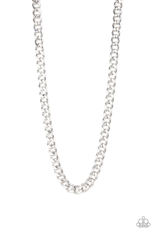 Paparazzi Accessories-Alpha Men's Silver Chain