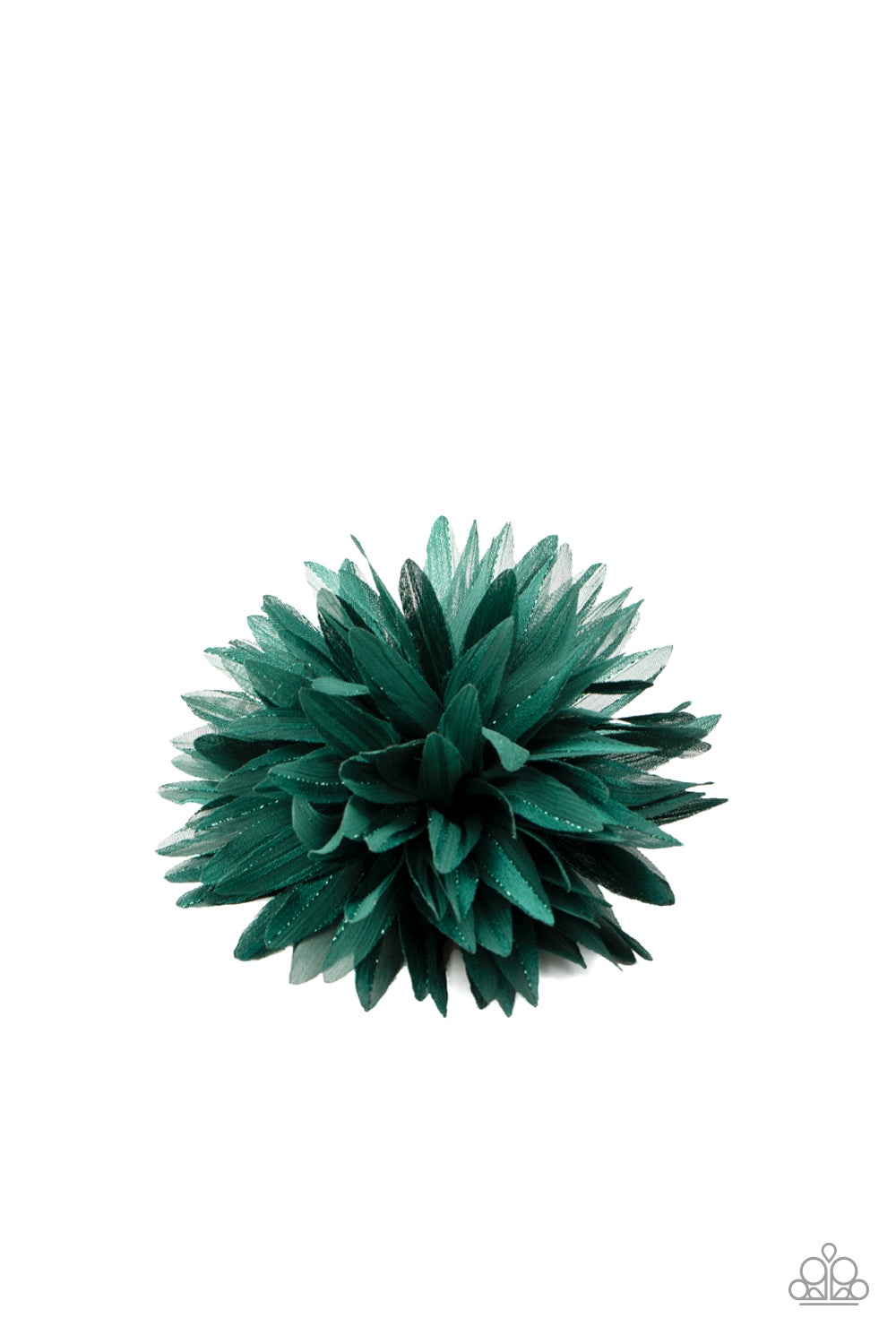 Paparazzi Accessories-Bloom Baby Bloom Green Hair Clip