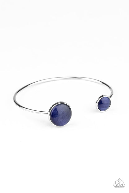 Paparazzi Accessories-Brilliantly Basic Blue Cuff Bracelet