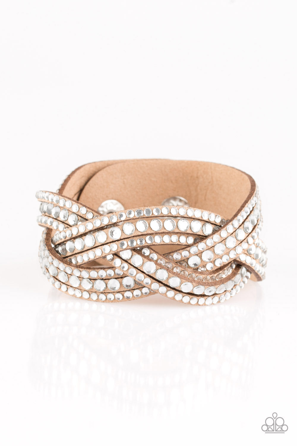 Paparazzi Accessories-Bring on the Bling Rhinestone Wrap Bracelet