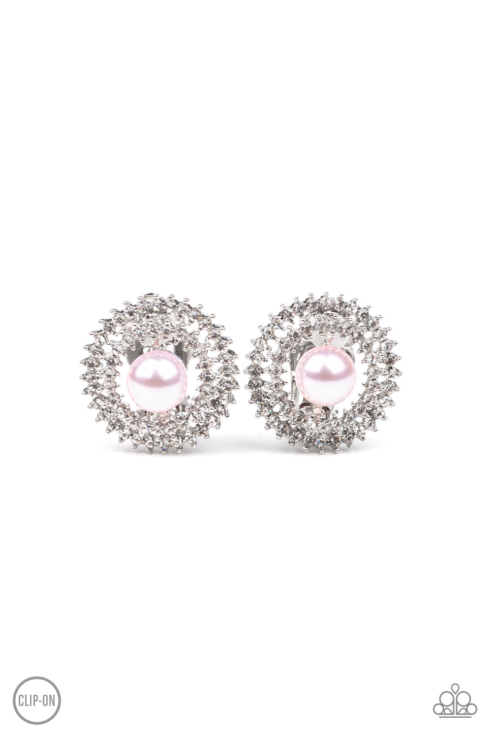 Paparazzi Accessories-Braodway Breakout Pink Earrings