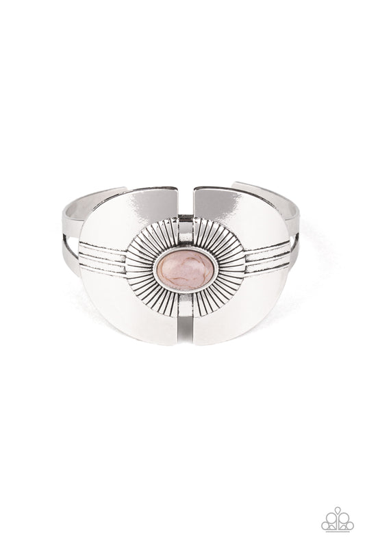 Paparazzi Accessories-Canyon Couture Silver Cuff Bracelet