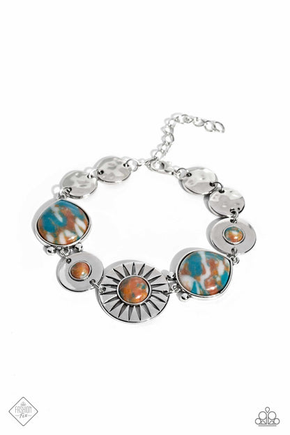 Paparazzi Accessories-Catch Me If You CLAN Brown March 2023 FF Bracelet