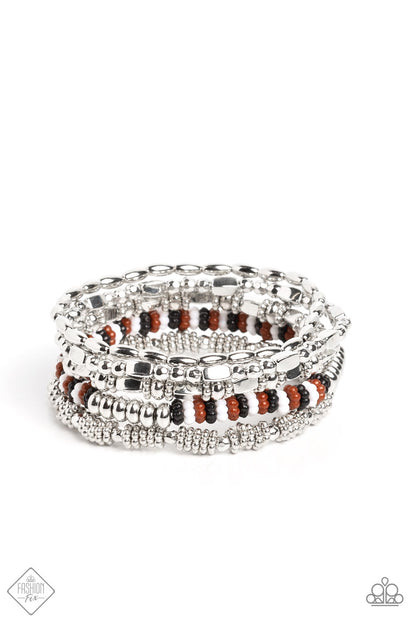 Paparazzi Accessories-Caviar Catwalk February's 2023 Fashion Fix Bracelet