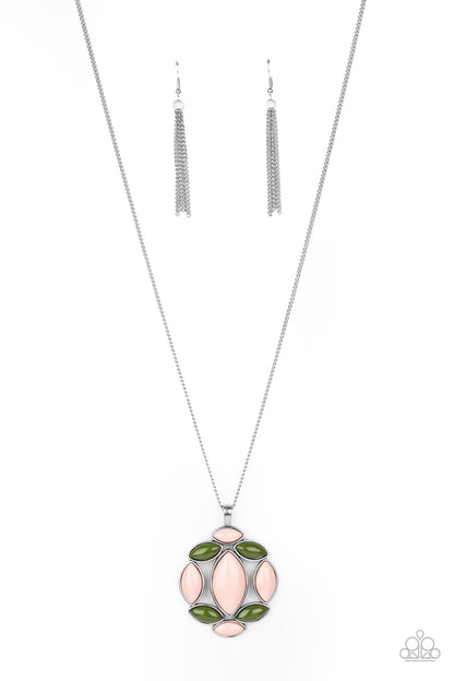 Paparazzi Accessories-Chromatic Cache Pink Necklace Set