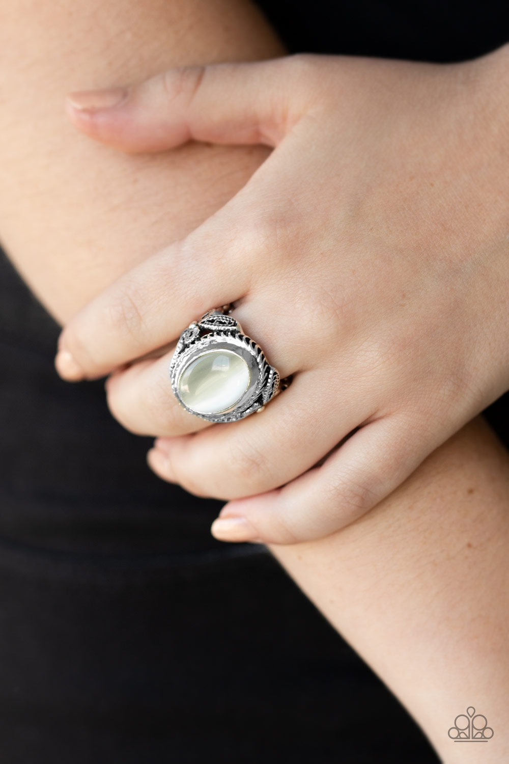 Paparazzi Accessories-Deep Freeze White Ring