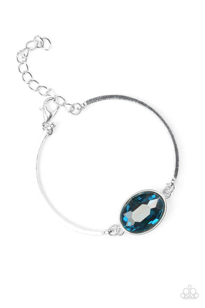 Paparazzi Accessories-Definitely Dashing Blue Bracelet