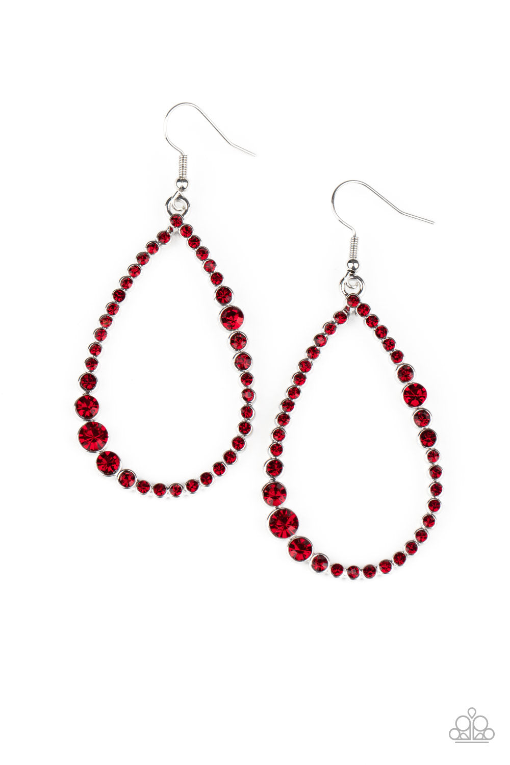 Paparazzi Accessories- Diva Dimension Red Earrings