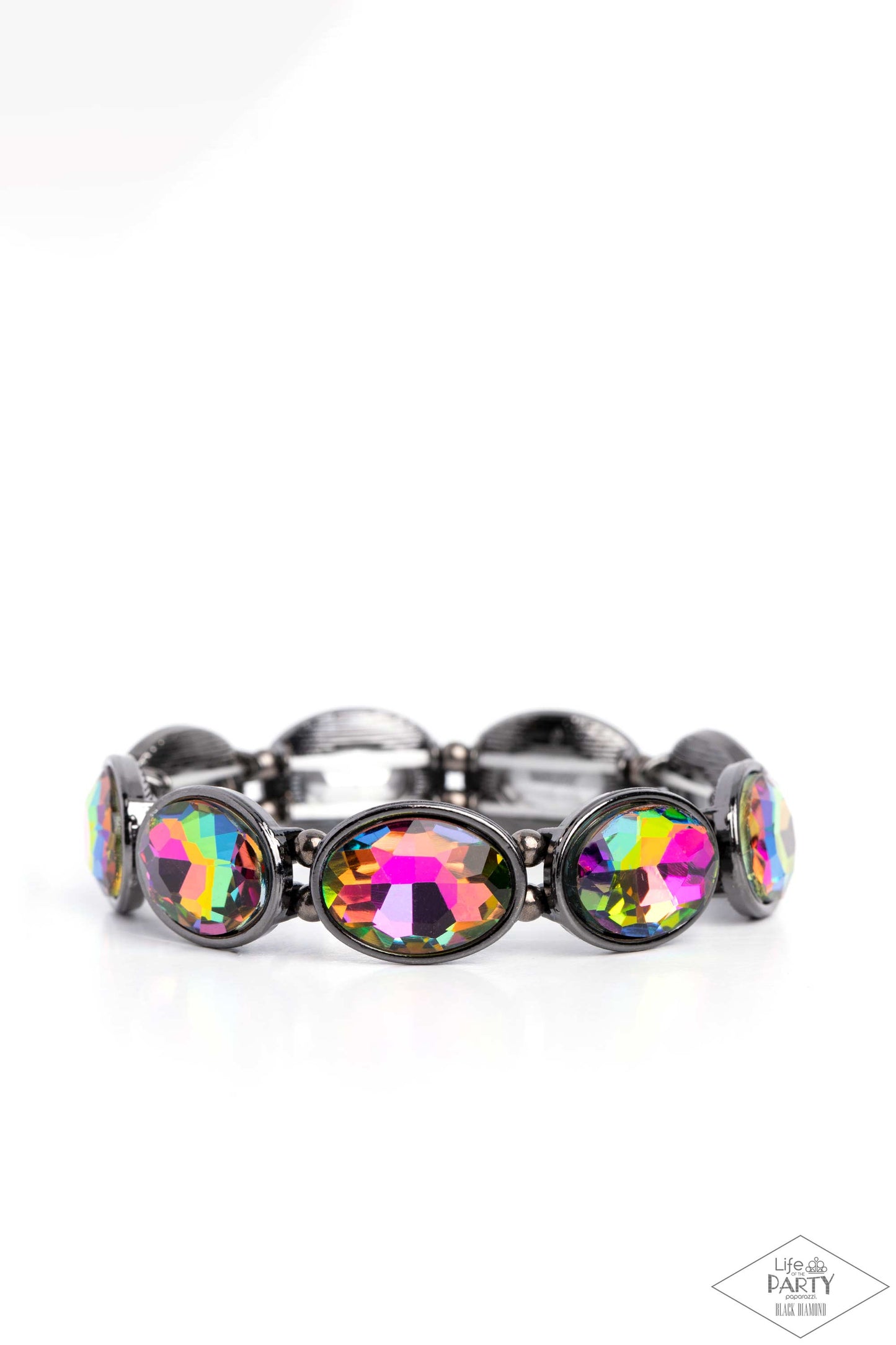 Paparazzi Accessories-Diva In Disguise Multi Oil Spill LOTP Bracelet