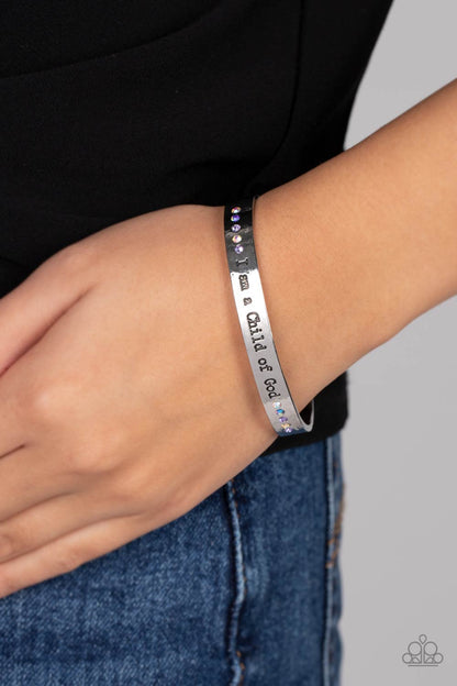 Paparazzi Accessories-Divine Display Multi "I am a Child of God" Bracelet
