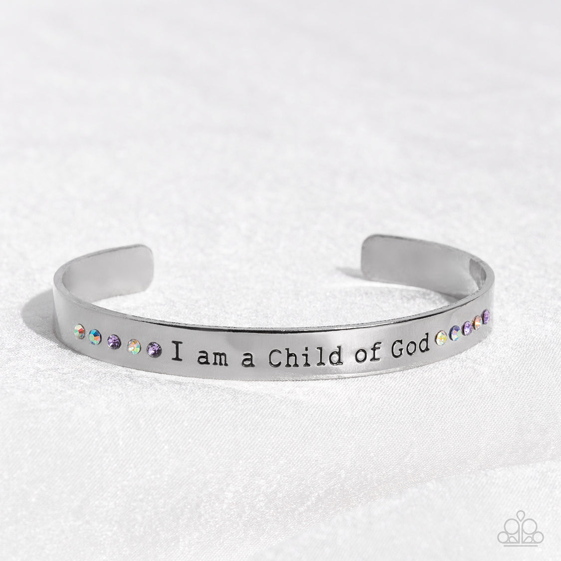 Paparazzi Accessories-Divine Display Multi "I am a Child of God" Bracelet