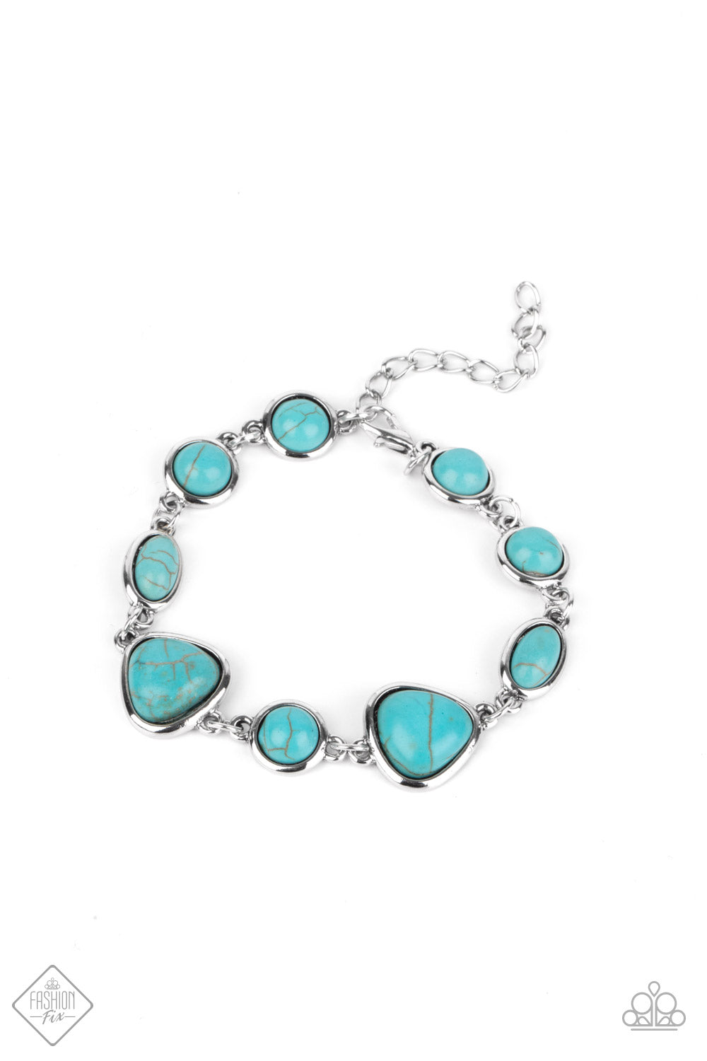 Paparazzi Accessories-Eco-Friendly Fashionista Turquoise Bracelet