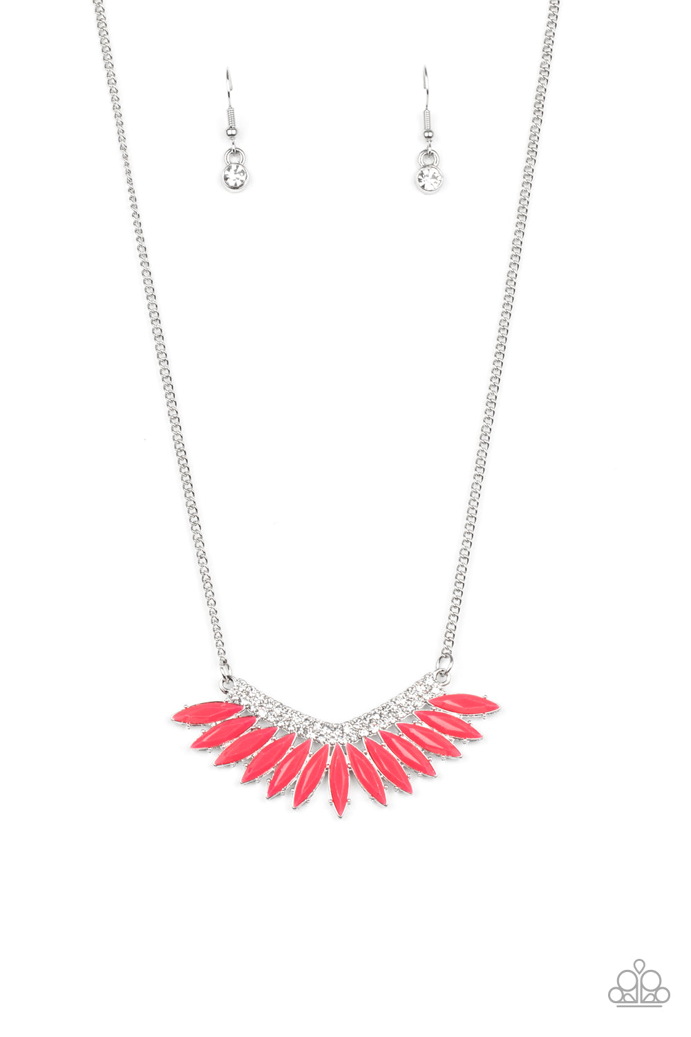 Paparazzi Accessories-Extra Extravaganza Pink Necklace Set