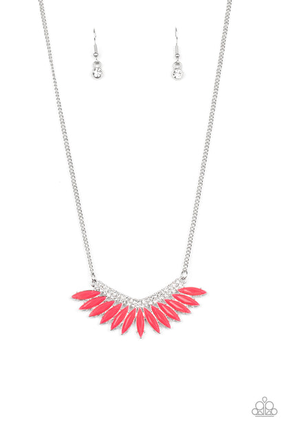 Paparazzi Accessories-Extra Extravaganza Pink Necklace Set