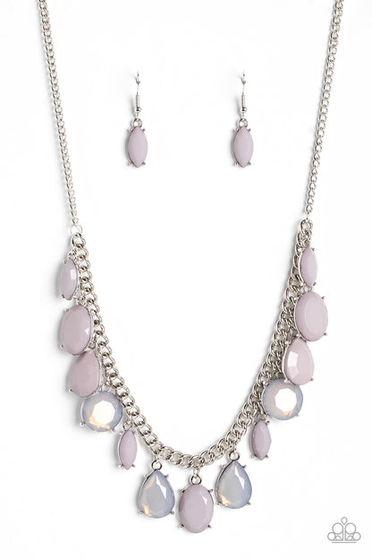 Paparazzi Accessories-Fairytale Fortuity Silver Bead Necklace Set