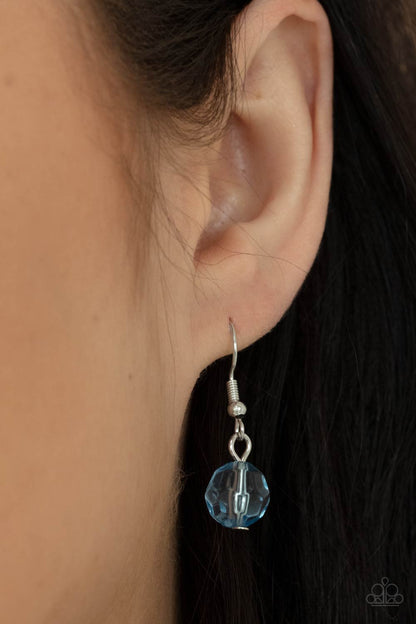 Paparazzi Accessories-Fairytale Timelessness Blue Cerulean Crystal Necklace Set