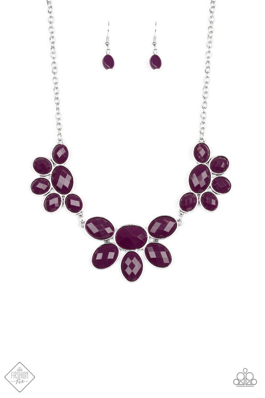 Paparazzi Accessories-Flair Affair Purple Necklace Set