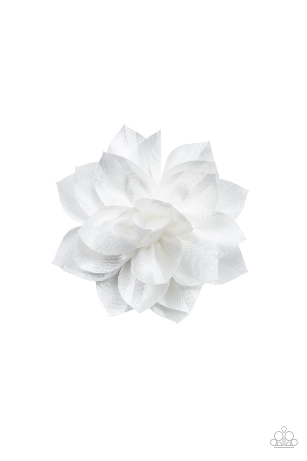 Paparazzi Accessories-Gala Garden White Blossom Hair Clip