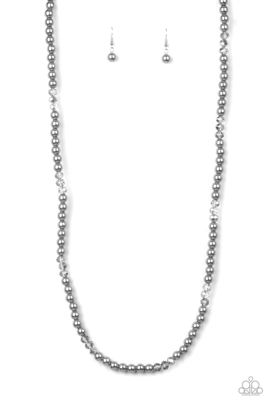 Paparazzi Accessories-Girls Have More FUNDS Silver Necklace Set