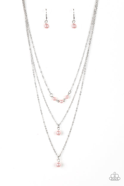 Paparazzi Accessories-High Heels and Hustle Pink Necklace Set
