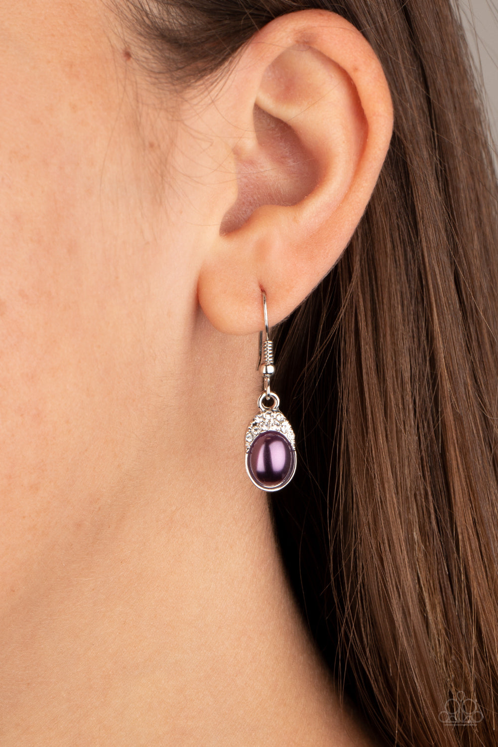 Paparazzi Accessories-How Fancy Purple Earrings