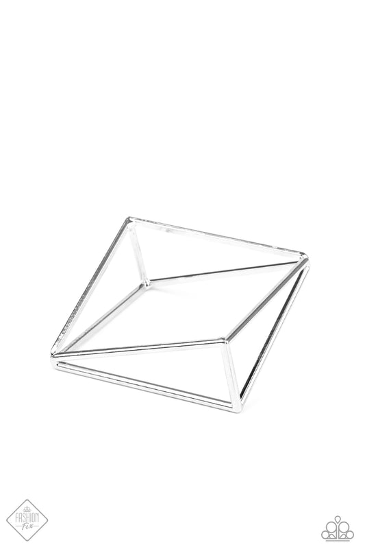 Paparazzi Accessories-In Another Dimension Triangle Bracelet