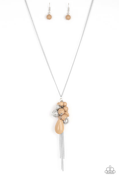 Paparazzi Accessories-Its A Celebration Brown Necklace set