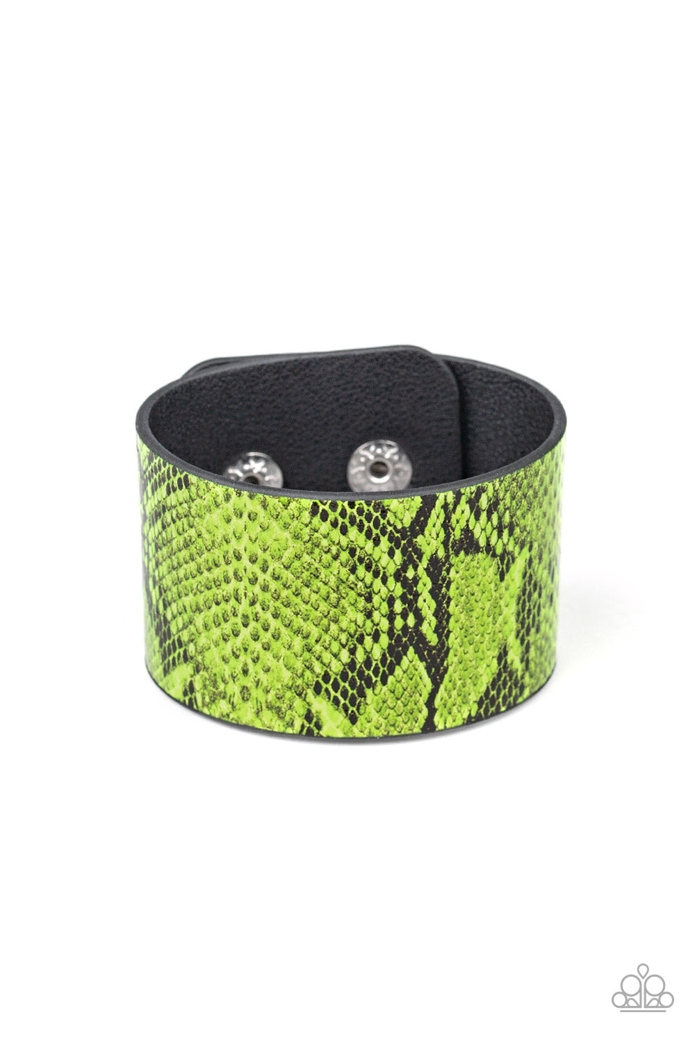 Paparazzi Accessories-Its a Jungle Out There Green Wrap Bracelet