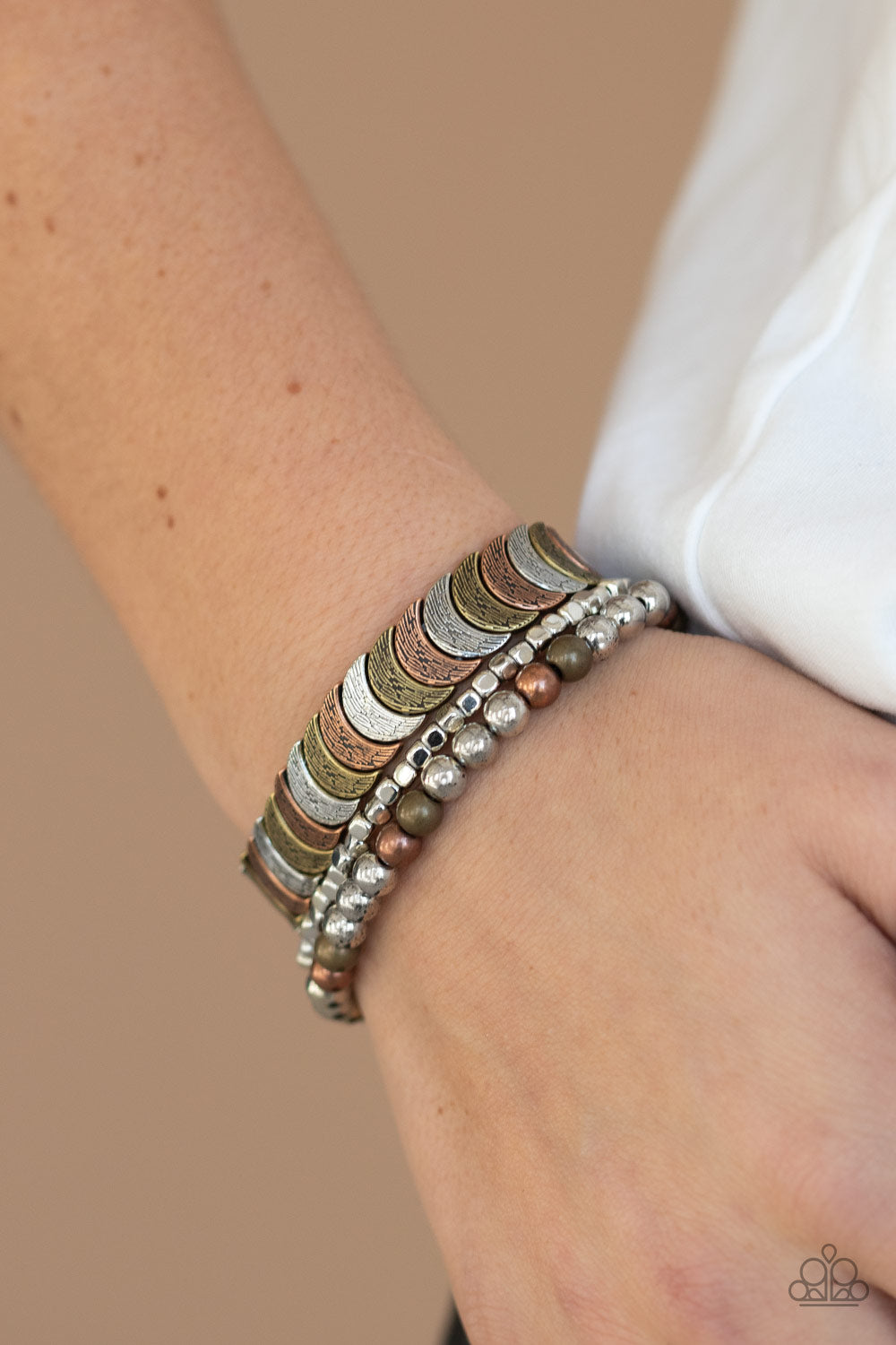 Paparazzi Accessories-LAYER It On Me Multi Bracelet