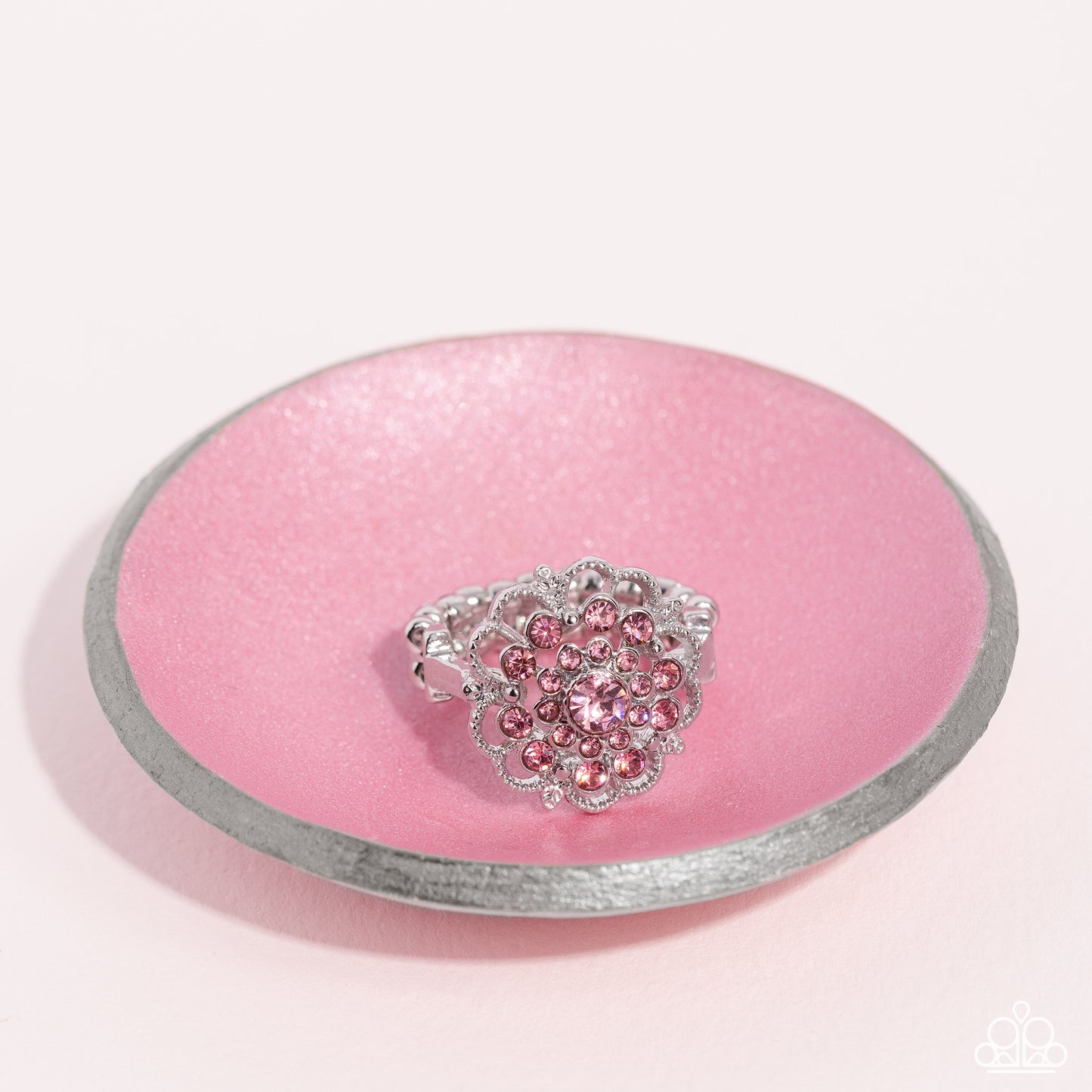 Paparazzi Accessories-Love ROSE Pink Radiant Rhinestone Ring
