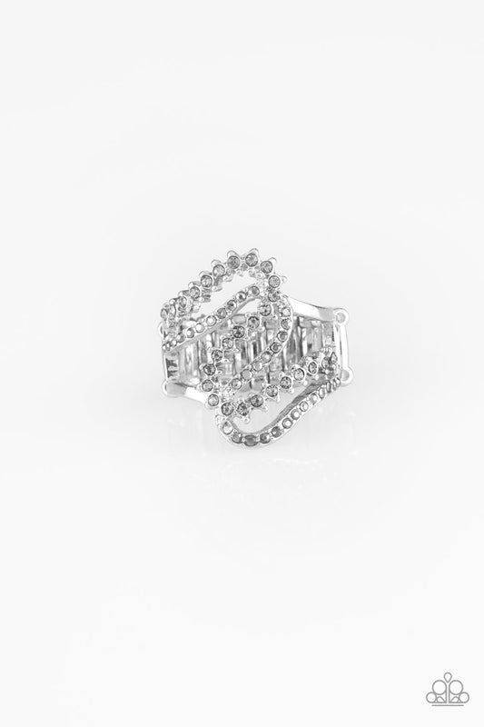 Paparazzi Accessories-Make Waves Silver Radiant Ring