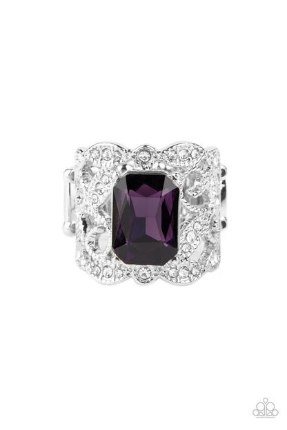 Paparazzi Accessories-Making GLEAMS Come True Purple Rhinestone Ring