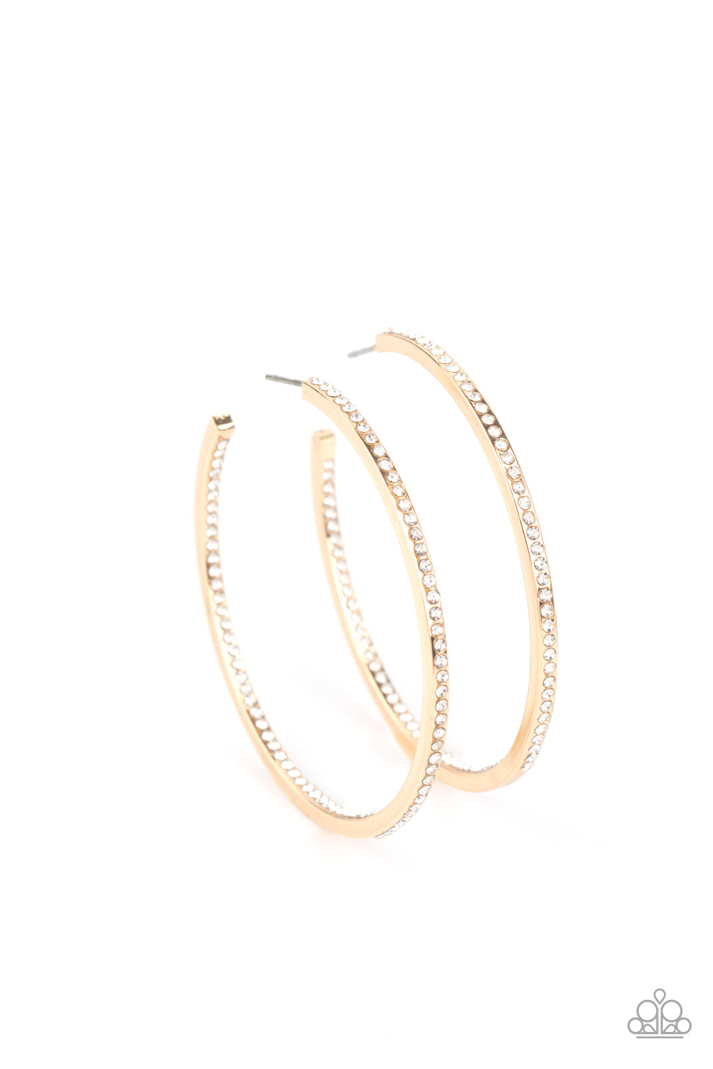Paparazzi Accessories-Marquee Magic Gold Earrings