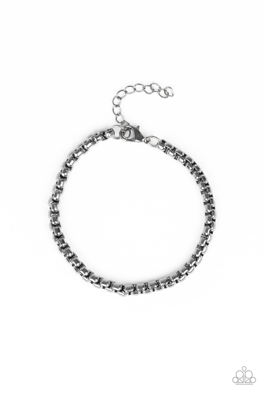 Paparazzi Accessories-Metro Marathon Black Men's Bracelet