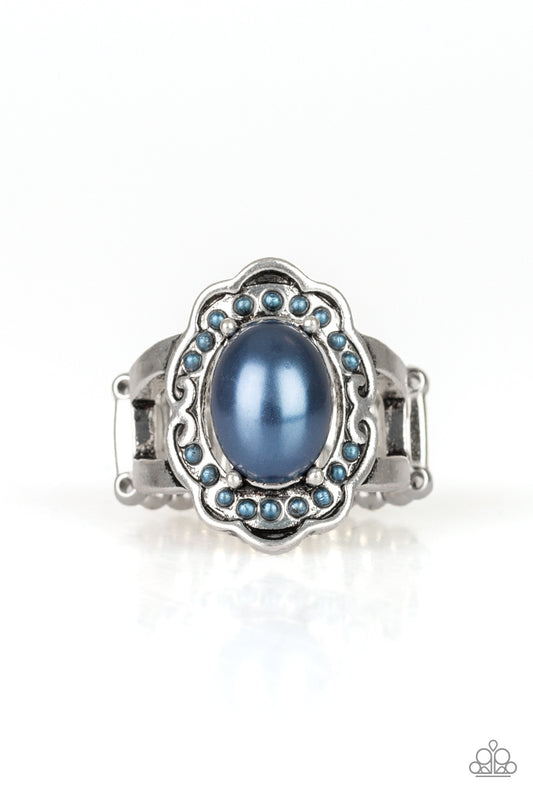 Paparazzi Accessories-Metro Marina Blue Ring