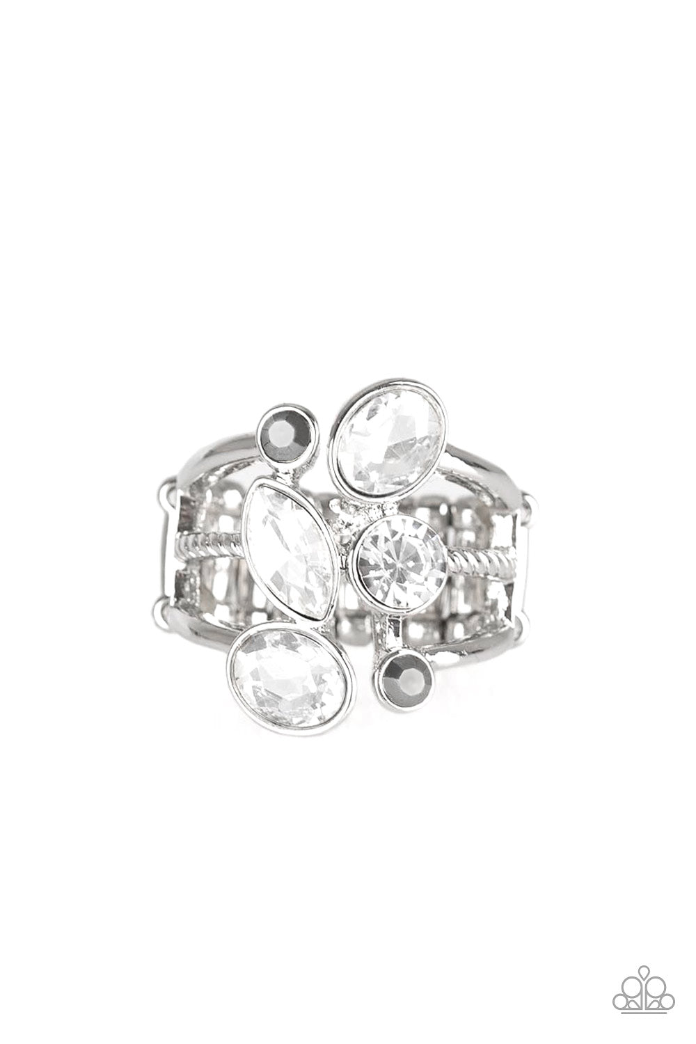 Paparazzi Accessories-Metro Mingle Silver Ring