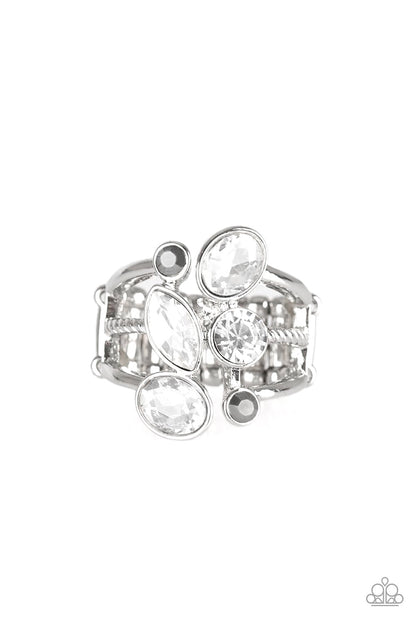 Paparazzi Accessories-Metro Mingle Silver Ring