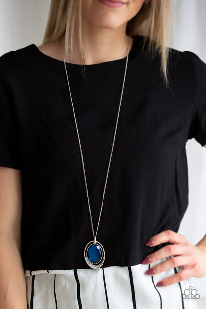 Paparazzi Accessories-Metro Must-Have Blue Necklace Set
