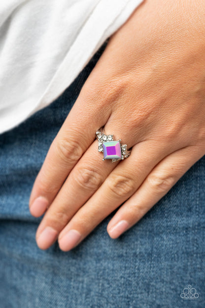 Paparazzi Accessories-Mind-Blowing Brilliance Purple Iridescent Ring