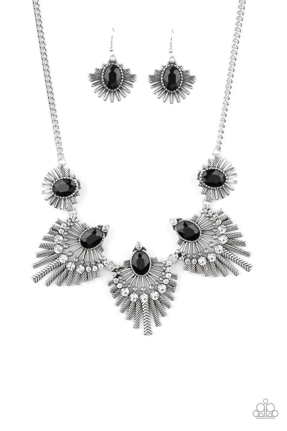 Paparazzi Accessories-Miss YOU-niverse Black Necklace Set