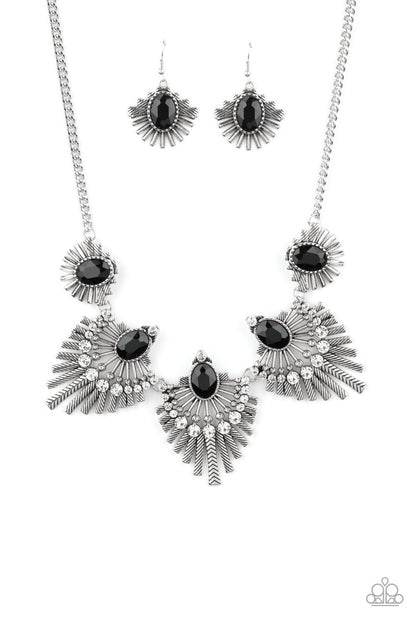 Paparazzi Accessories-Miss YOU-niverse Black Necklace Set