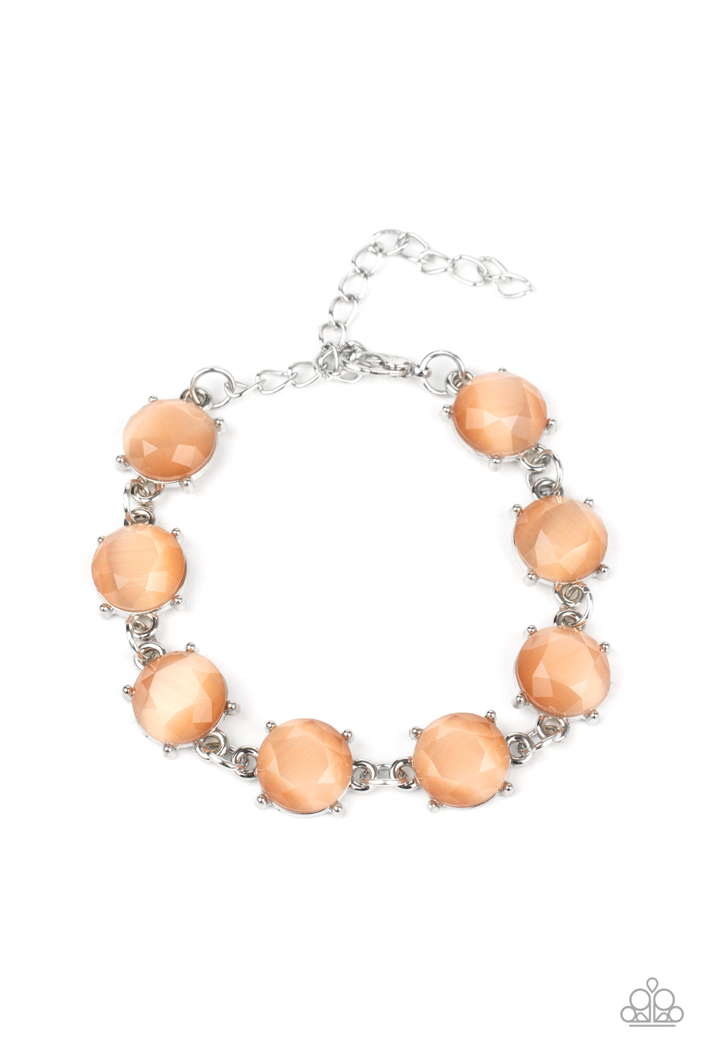 Paparazzi Accessories-M. GLOW-It-All Orange Bracelet