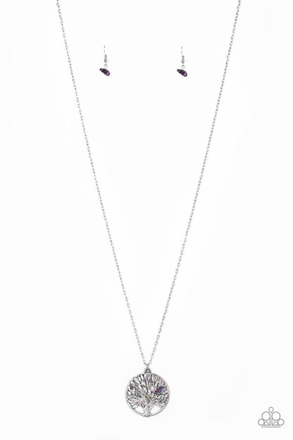 Paparazzi Accessories-Naturally Nirvana Multicolored Tree Necklace Set