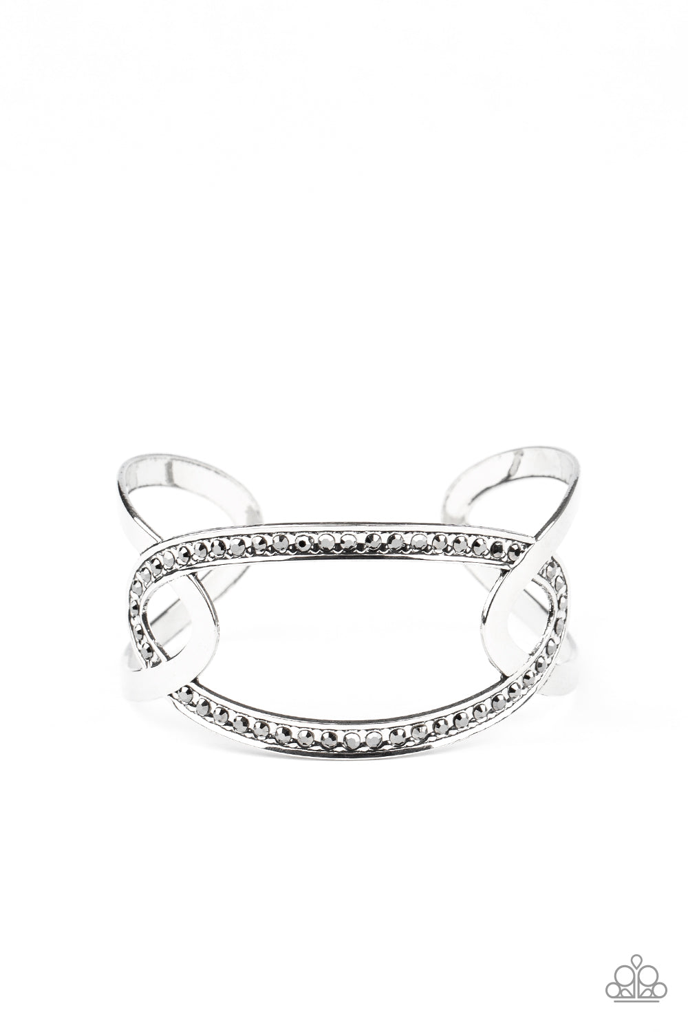 Paparazzi Accessories-Never A Dull Moment Silver Bracelet