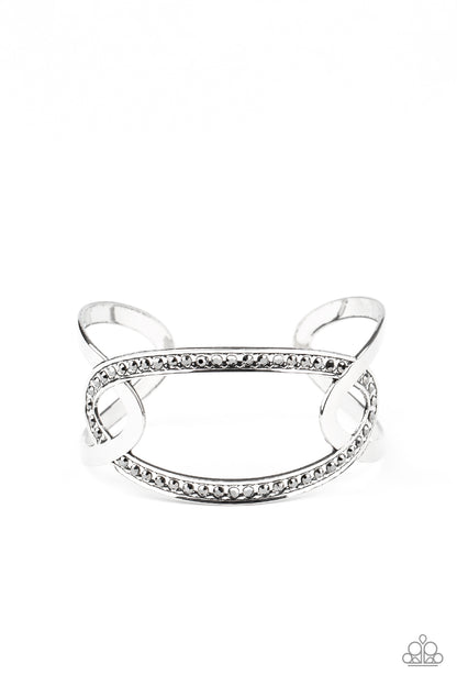 Paparazzi Accessories-Never A Dull Moment Silver Bracelet