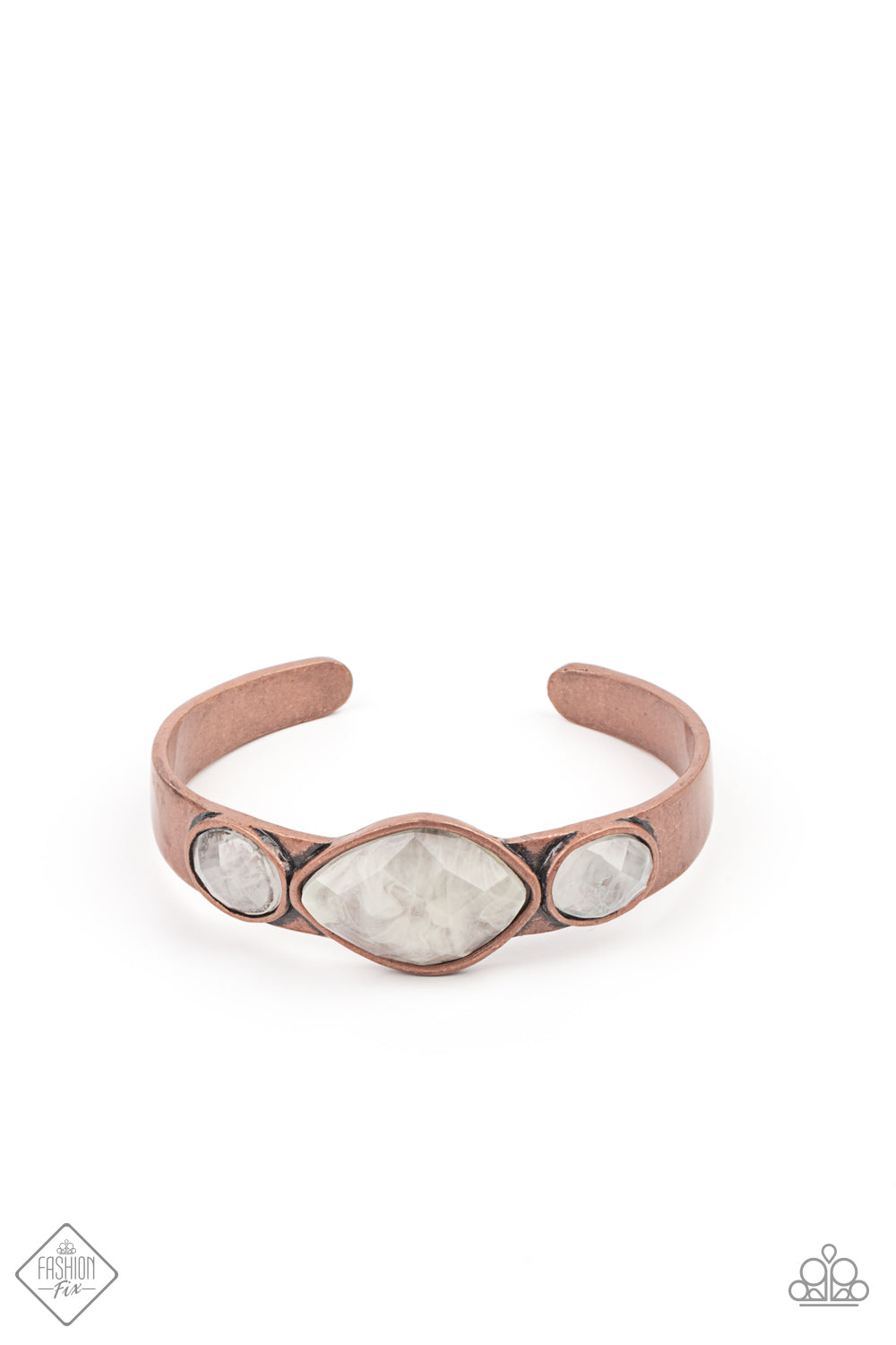 Paparazzi Accessories-Next Stop, Olympus Copper Stone Bracelet