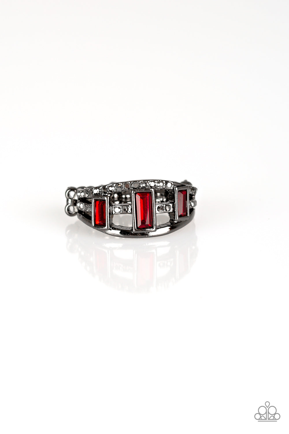 Paparazzi Accessories-Noble Nova Red Ring